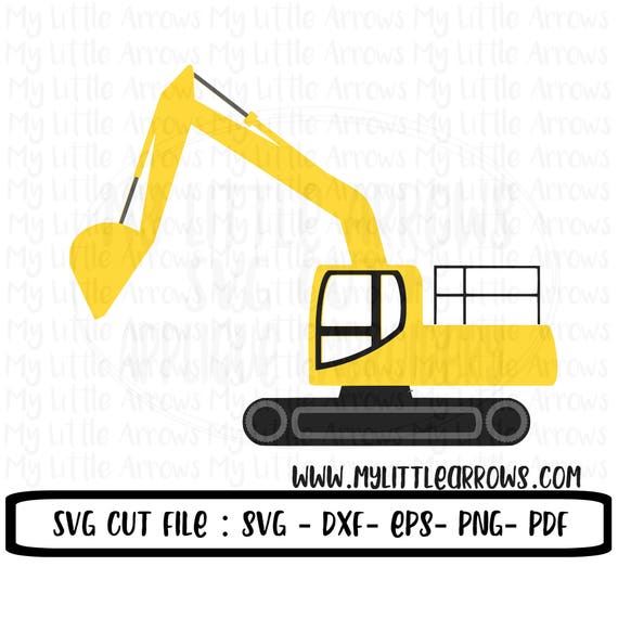Download Excavator svg construction svg construction party svg | Etsy