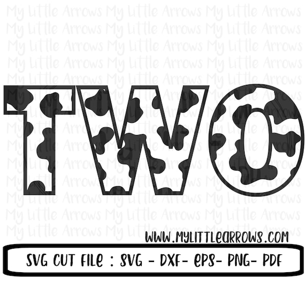 Two Svg - Etsy