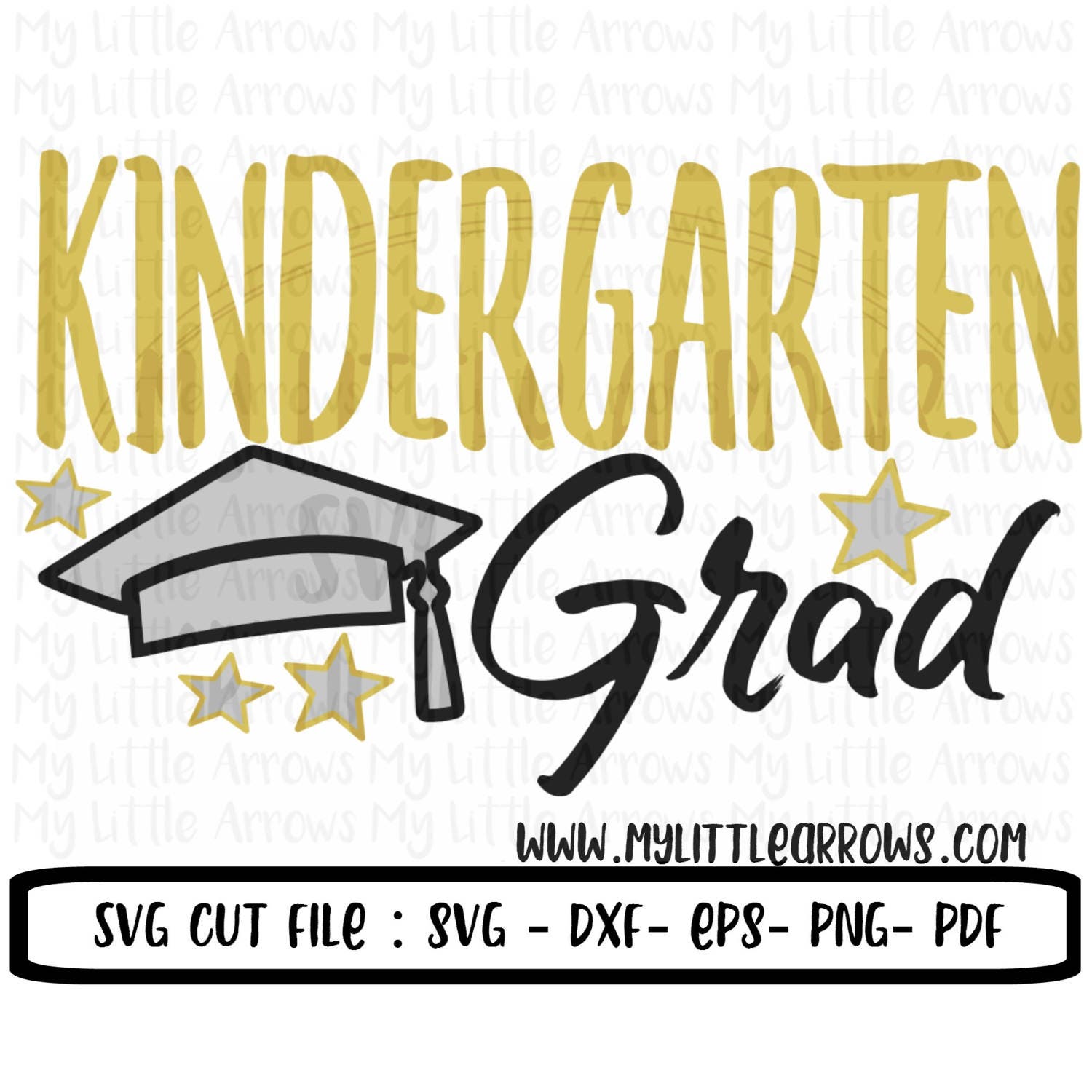 Kindergarten graduate SVG DXF EPS png Files Cutting | Etsy