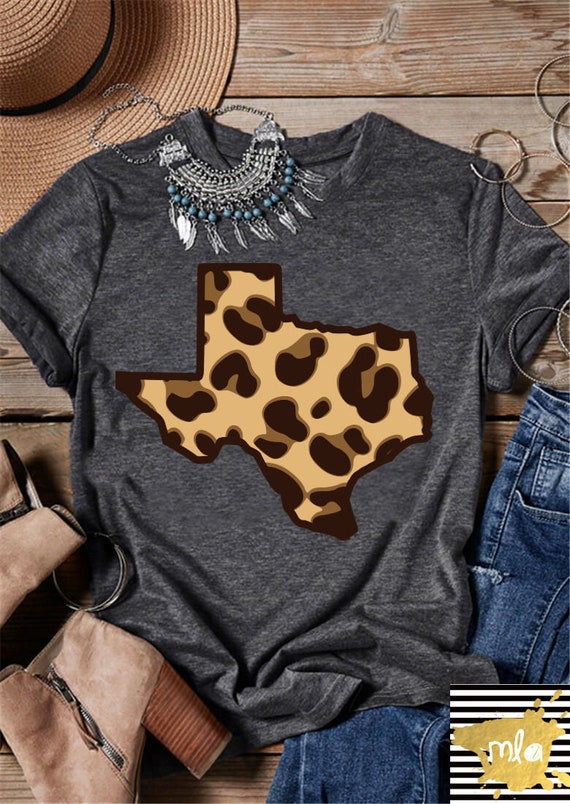Leopard svg - Leopard texas svg - texas svg - cute texas svg - texas dxf - texas cut file - Cricut cut files - silhouette- Texas sublimation