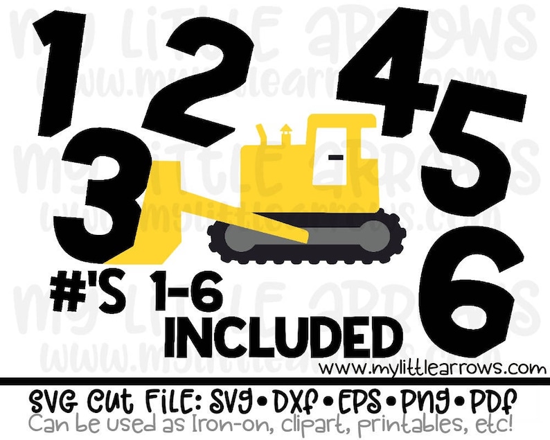 Download Birthday bulldozer svg construction svg construction party ...