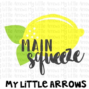 Lemon svg - main squeeze SVG, DXF, EPS, png Arquivos para máquinas de corte Cameo ou Cricut - dia das mães svg - dia dos pais svg - criança fofa svg