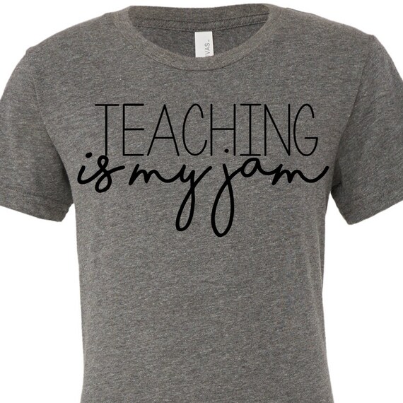 Download Teaching shirt Teacher gift svg teaching is my jam svg | Etsy