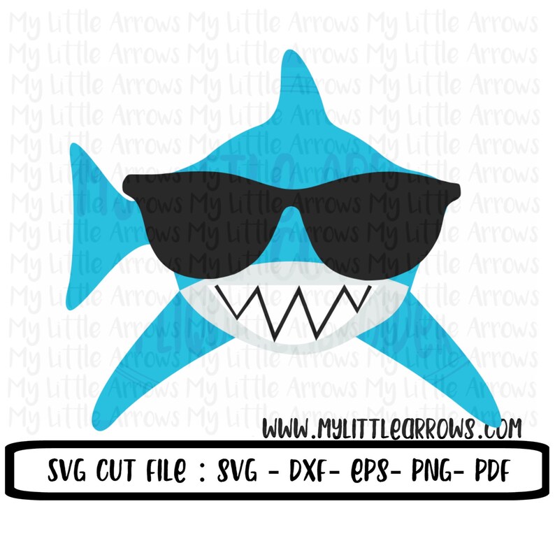 Download Shark With Sunglasses Svg Shark Svg Boy Shark Svg Etsy
