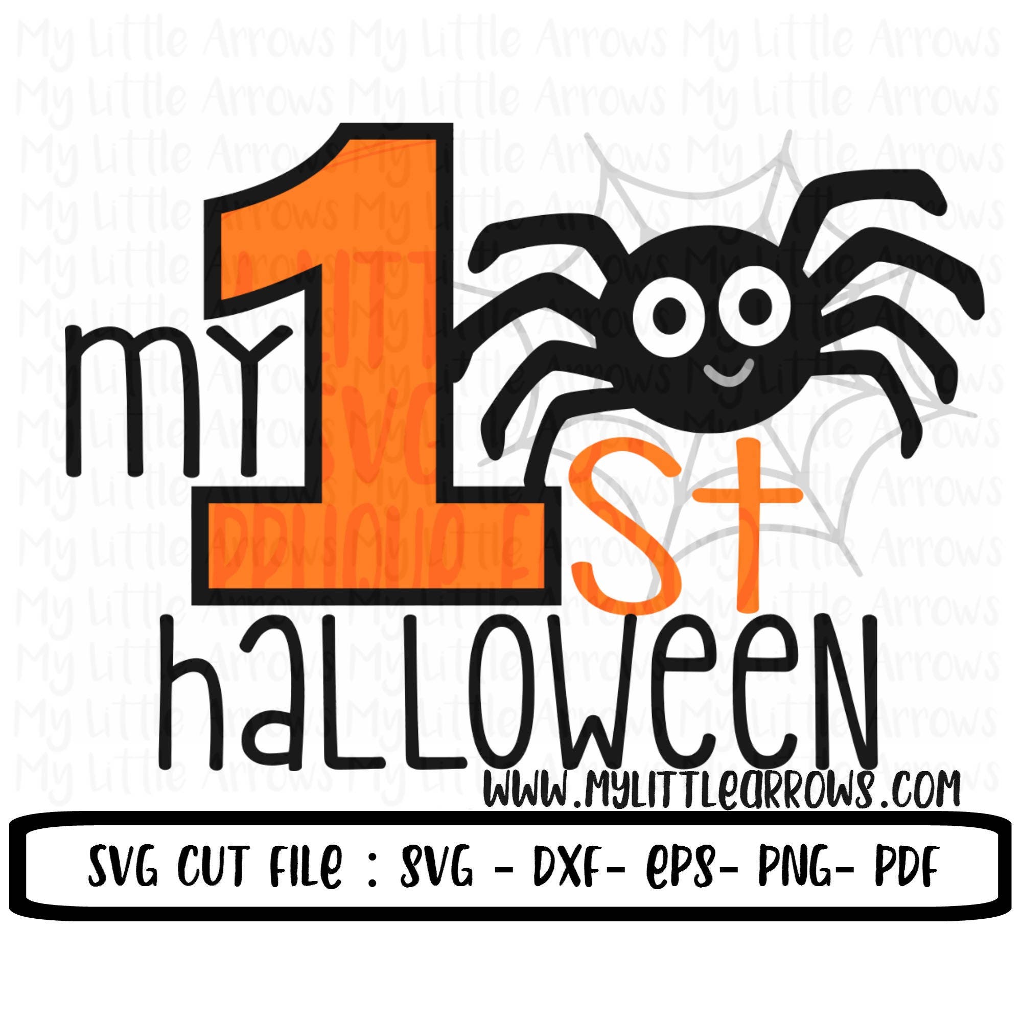 Download My 1st halloween SVG DXF EPS png Files for Cutting ...