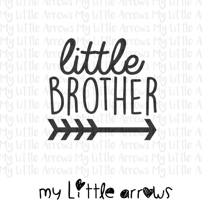 Download Little brother arrow SVG DXF EPS png Files for Cutting | Etsy