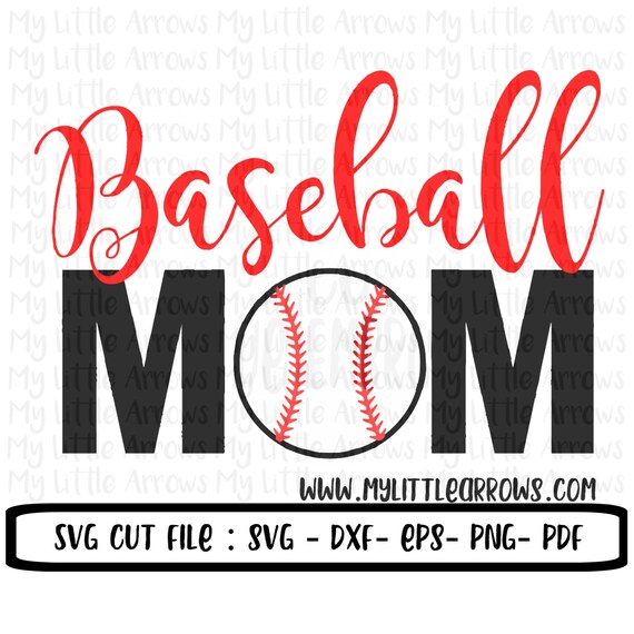 Download Baseball mom SVG DXF EPS png Files for Cutting Machines Cameo or Cricut | Etsy