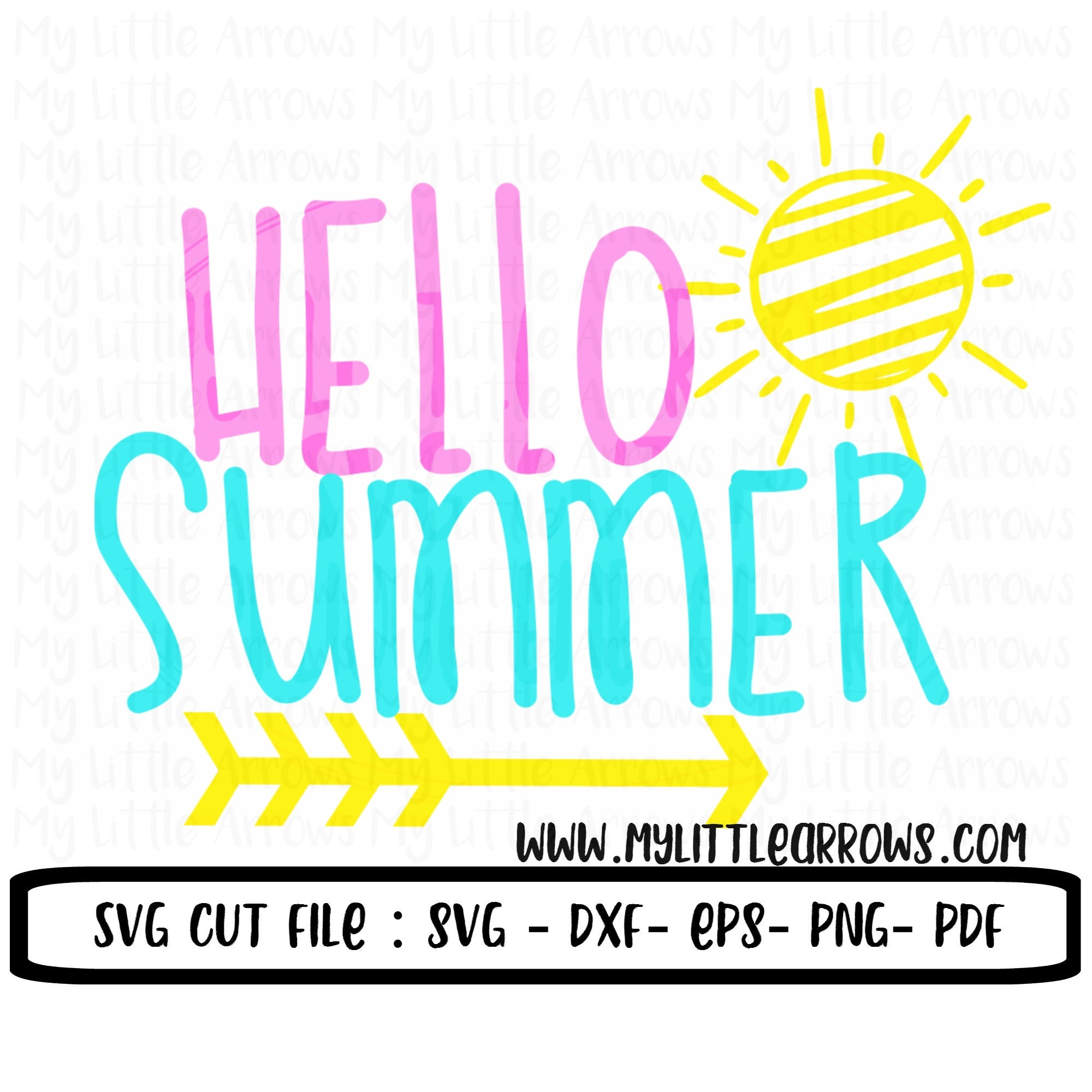 Free Free Hello Summer Svg 538 SVG PNG EPS DXF File