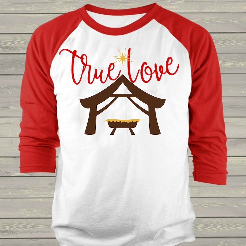 Download True love manger svg Christmas true love svg nativity svg | Etsy