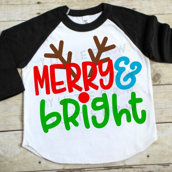 Download Merry and bright svg boy christmas svg boy christmas dxf ...