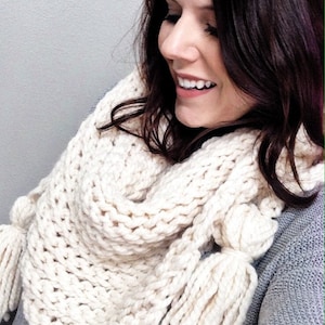 crochet wrap pattern, wrap crochet pattern, scarf crochet pattern, chunky wrap pattern crochet, knit look crochet patterns, diy tassel scarf