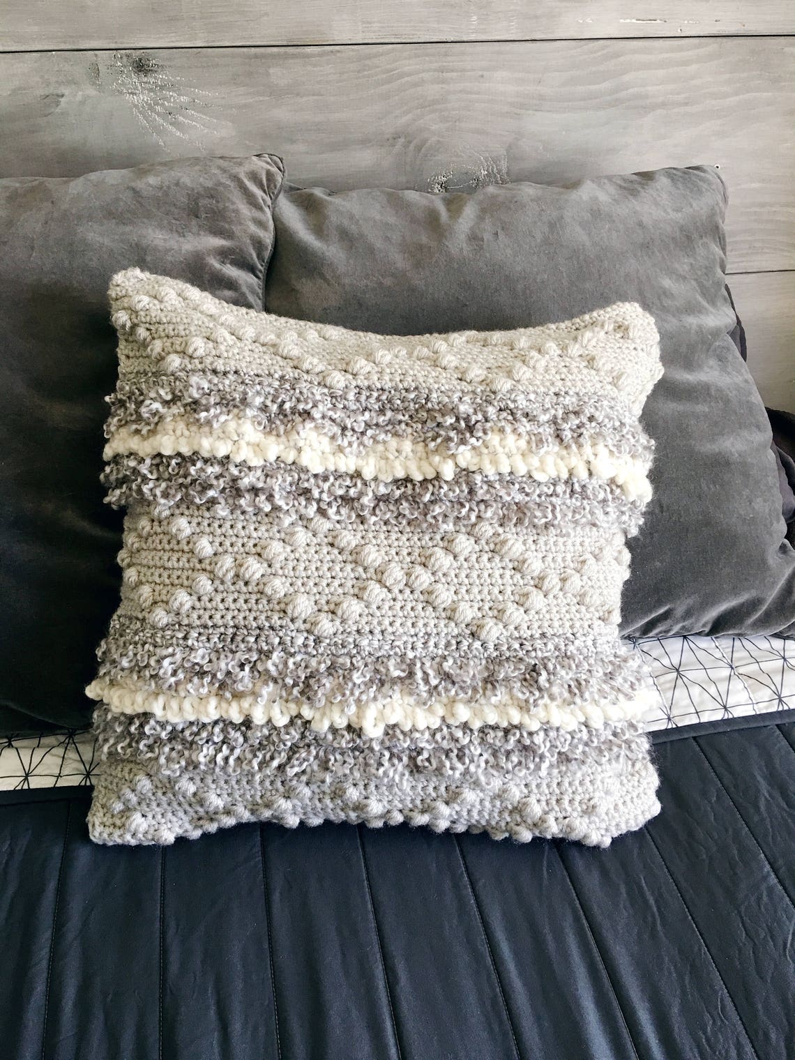 Crochet Pattern Pillow Pillow Pattern Crochet Crochet Etsy