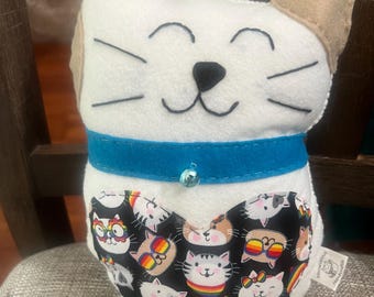 Emotional Support  Cat Plushie