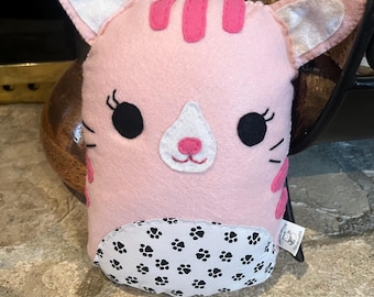 Emotional Support  Pinky Cat Plushie
