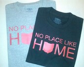No Place Like Home OHIO T-Shirt | Buckeye svg, Buckeyes svg, college football, ohio state, ohio state buckeyes, the buckeyes, OSU buckeyes