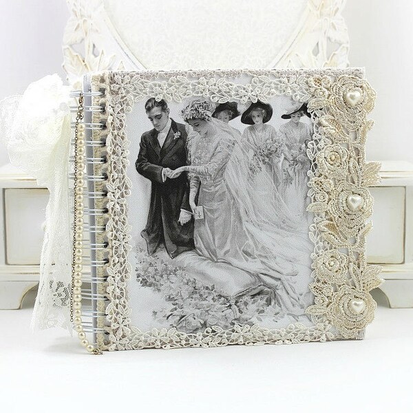 Wedding Photo Album, Scrapbook Photo Album, Wedding Album, Wedding Photo Guest Book, Wedding Keepsake Book, Wedding Memory Book, 8x8