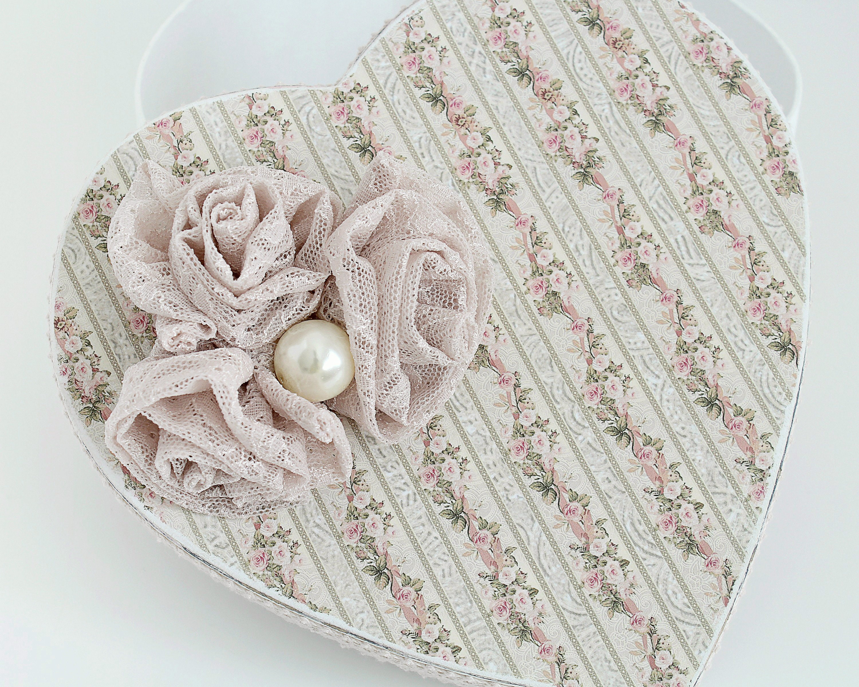 Romantic Gift Box, Vintage Rose, Special Gift for Her, Vintage Inspired