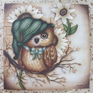 秋のフクロウの絵のEパターン パケット「Fall is a Hoot」