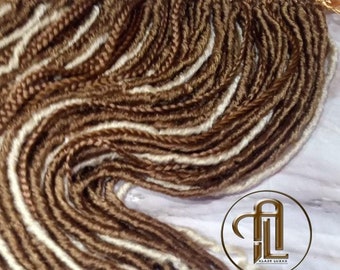 Single End bionda SE 75 pezzi Set Dreads ondulati dritti treccia testurizzata Boho dreadlock sintetico Soft Boho Dread Braid Hair Extension