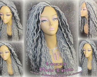 Silver Storm Hair Grey Gray 44 51 Platinum Festival Hair Etsy
