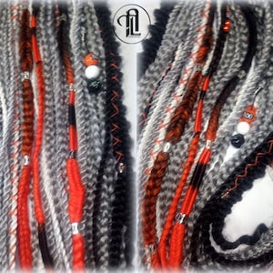 Halloween Ponytail Hair Accessories Hair Fall Extension Clipin Black Orange Hairband Hair Tie box braids hair scrunchie Pumpkin Ghost Scary