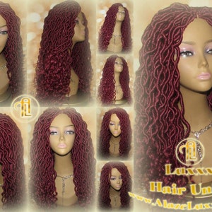 Goddess Loc Wig Costume Wig Dread Extension DE SE Boho Bohemian Red Loc Extensions Passion Twist Crochet Goddess Locs