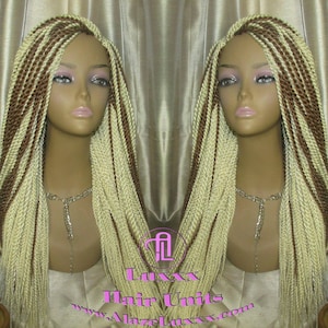613 Blonde Long Straight Small Senegalese Twist Wig Unit Moschino Barbie Dreams Blonde 22 Crochet Loc 613 Braiding Platinum White Braids Wig