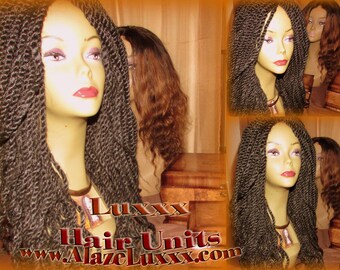 Kinky Twist Marley Twist Wig Black African Briaids! NEW Natural