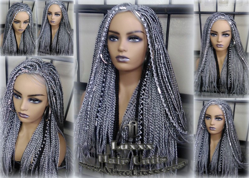 InstaCap Wig Colored Jeweled Collection - Box Braids