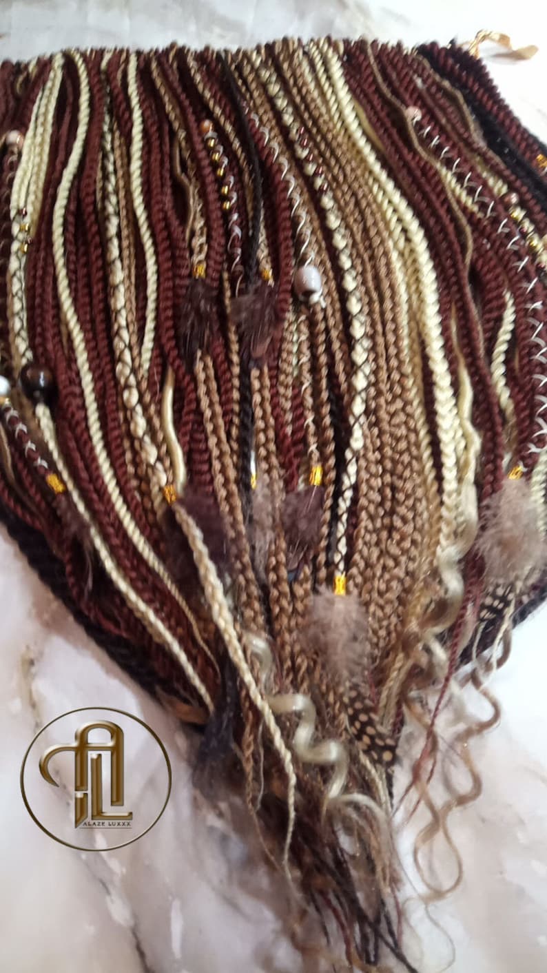 Ginger Blonde Single End SE Braid Plaits Twist Set 100 Piece Set Kit ...