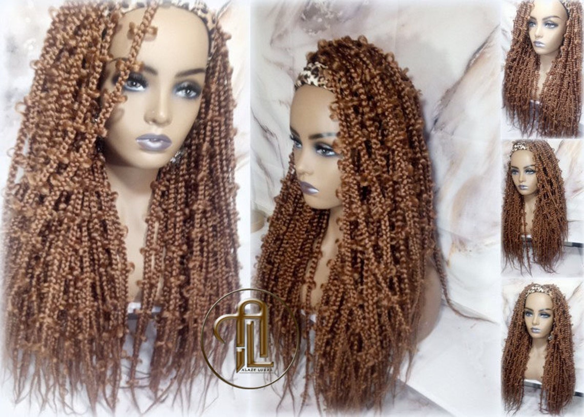 Headband Wig Butterfly Jungle Braids Blonde Box Braids Gypsy Etsy