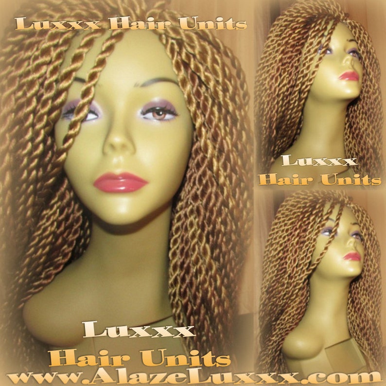 Senegalese Twist Wig 16 New Natural Look Handmade Unit Etsy