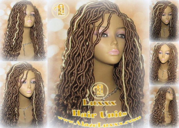 Synthetic Wig Dread Platinum Honey Blonde Gypsy Bohemian Boho Etsy
