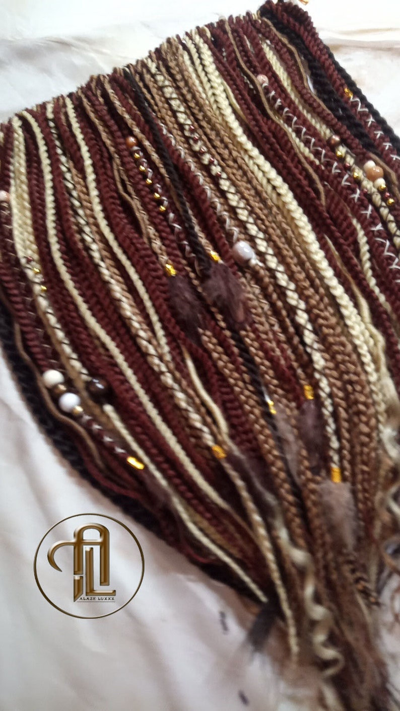 Ginger Blonde Single End SE Braid Plaits Twist Set 100 Piece Set Kit ...