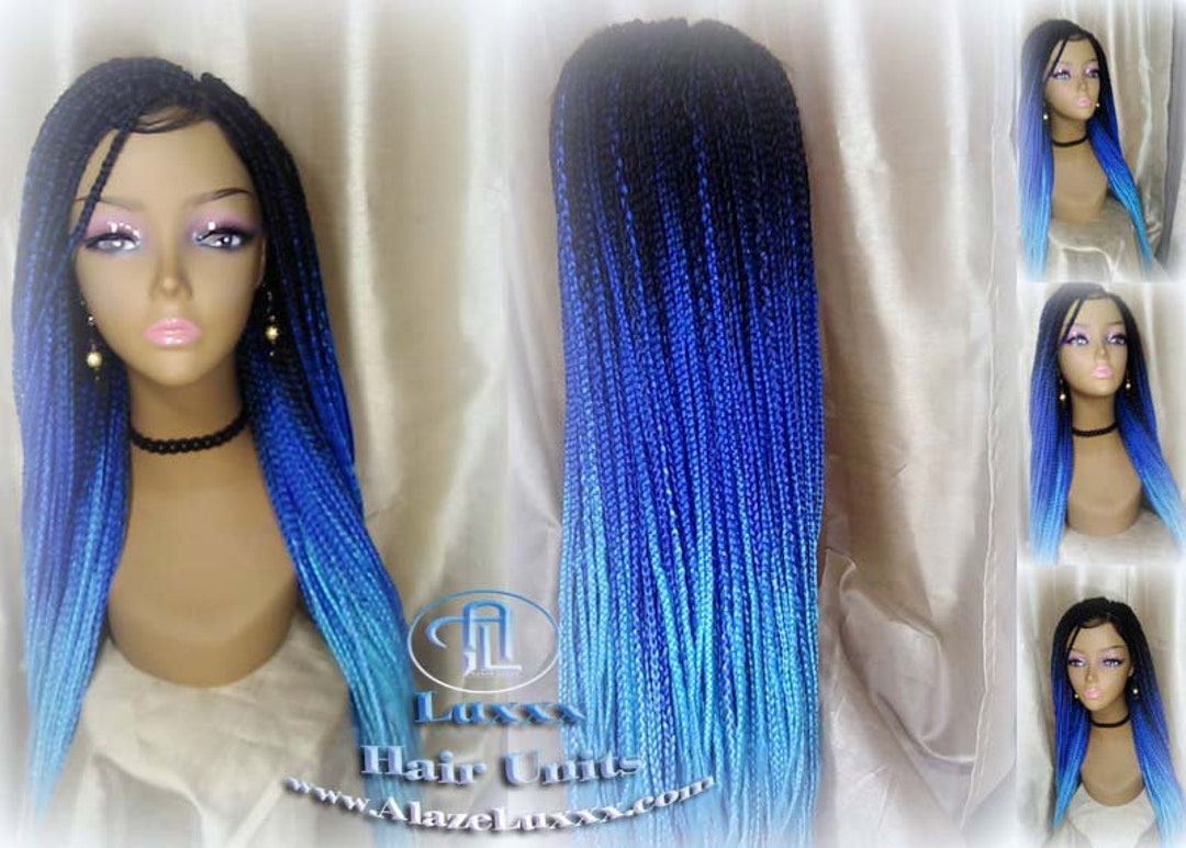 Dark Blue Synthetic Hair Braiding - wide 11