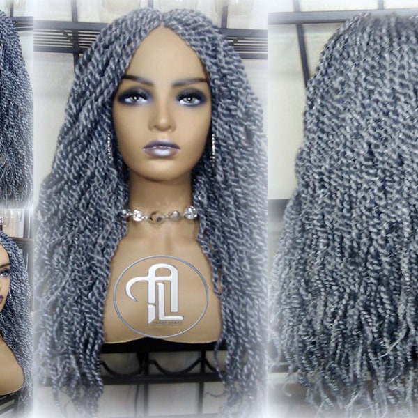 Salt and Pepper Wig Etsy