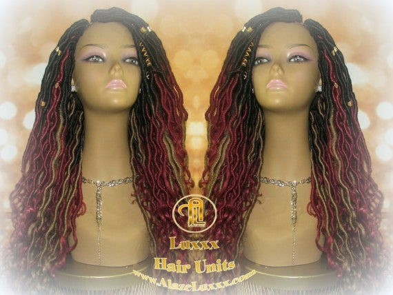 Ombre Goddess Locs Fire 530 Goddess Red Burgundy 1b Blonde 27 Etsy