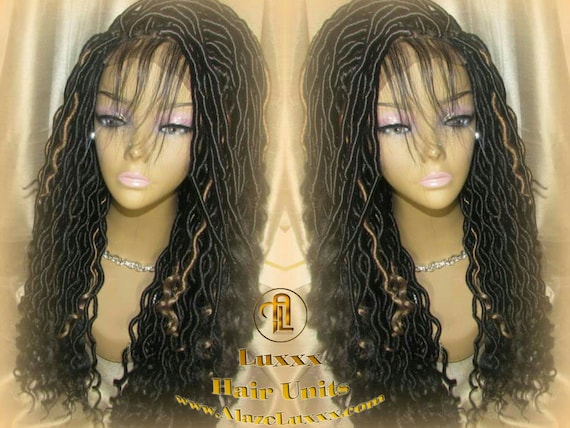 Faux Loc Perucke 4 X 4 Die Schnurung B Baby Haare Dread Etsy