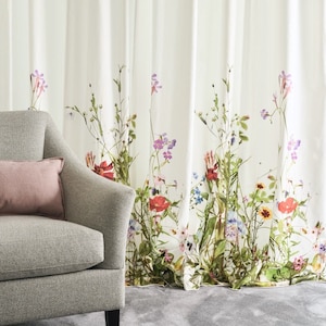 COUNTRYSIDE*1 Rapport (Panneaux) 1.40 wide x 3.20 high curtain Blumenwiese curtain Digital print Curtain Jab