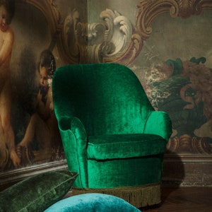 VIVARO* Sold by the meter /Fabric/Velvet/upholstery/Upholstery-Chenille/Carlucci 6 colors