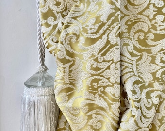 fabric design! BRIANZA* pure fabric luxury gold ornamentation jaquard meterware curtain JAB 7 colors