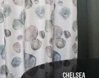 CHELSEA* Meterware Stoff Baumwolle dots Punkte Gardine curtain Vorhang Nya Nordiska