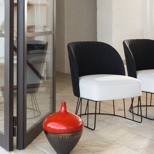 CITY VELVET*Stoff fabric tissu tessuti white Meterware Samt Velvet upholstery Velours CHIVASSO