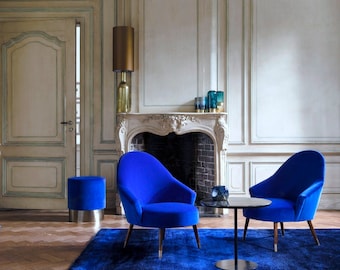 VELLUTO di COTONE Fabric by the Meter, velour, velvet, upholstery, 100% cotton, Velvet Carlucci