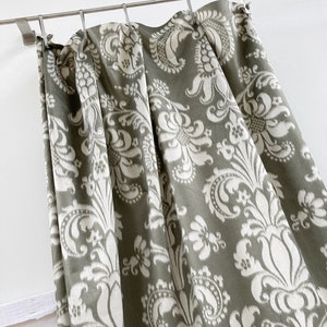 SALE% VICENZA*Fabric grey by the meter Velvet Upholstery Velours upholstery Ornament Velvet Carlucci
