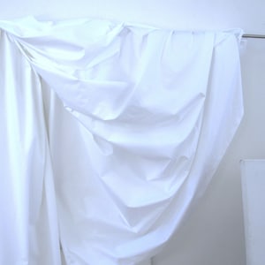 PRISMA PLAIN *Egyptian cotton/Stoff/fabric tissu 3 meters high/white/Nya Nordiska