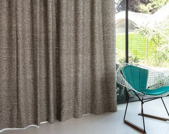 fabric design! COSMIC LOOM* Coarsely woven cotton, black-silver, Carlucci, 5 colors