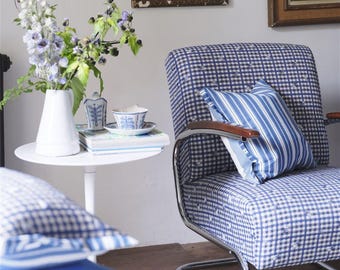 Fabric design! TOILE VICHY* adorable & charming small checks by the meter Designers Guild 2 colors