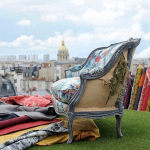 ROCK*Luxury fabric by Jean Paul Gaultier by the meter 2 colors linen curtain tissu curtain snake dragon