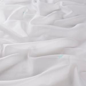SINA*Voile Children&#39;s Room Stars Starlets shine at night Slow in the dark embroidered 3 meters Gardisette by Jab